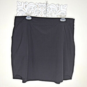 CHRISTOPHER & BANKS size L SKORT Shorts Skirt Athleisure Pickleball Golf BLACK